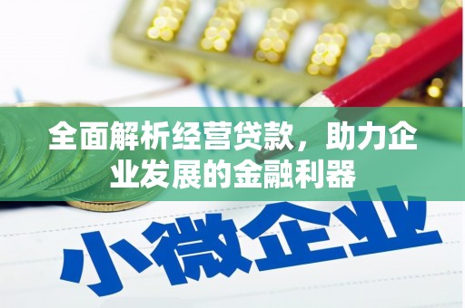 龙口全面解析经营贷款，助力企业发展的金融利器