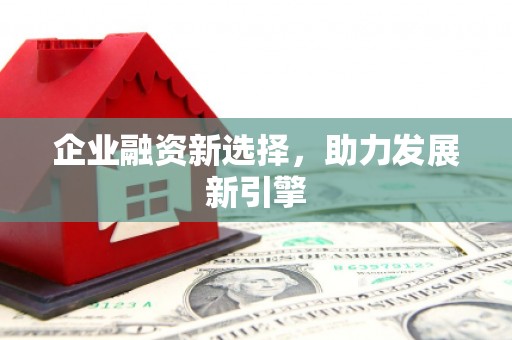 龙口企业融资新选择，助力发展新引擎