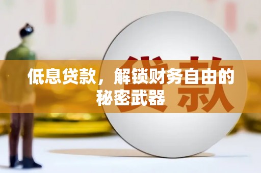龙口低息贷款，解锁财务自由的秘密武器
