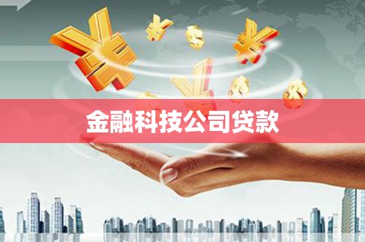 龙口金融科技公司贷款