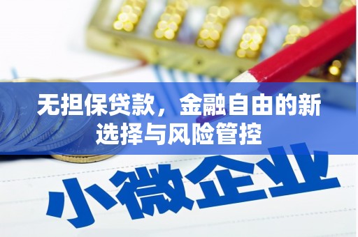 龙口无担保贷款，金融自由的新选择与风险管控