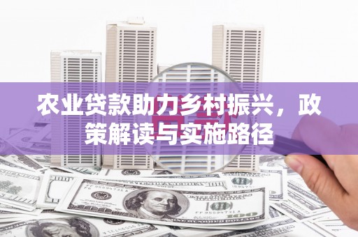 龙口农业贷款助力乡村振兴，政策解读与实施路径