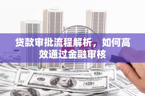 龙口贷款审批流程解析，如何高效通过金融审核