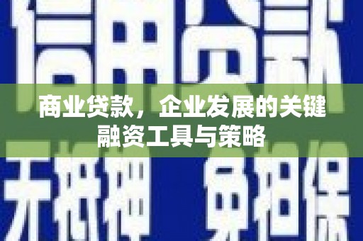 龙口商业贷款，企业发展的关键融资工具与策略