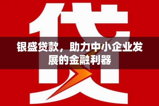 龙口银盛贷款，助力中小企业发展的金融利器