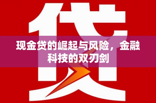 龙口现金贷的崛起与风险，金融科技的双刃剑