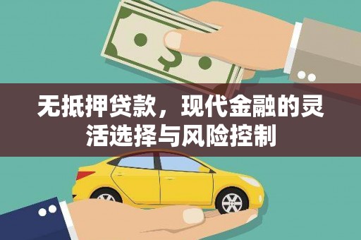 龙口无抵押贷款，现代金融的灵活选择与风险控制