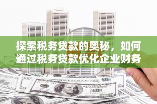 龙口探索税务贷款的奥秘，如何通过税务贷款优化企业财务