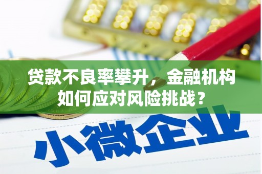 龙口贷款不良率攀升，金融机构如何应对风险挑战？
