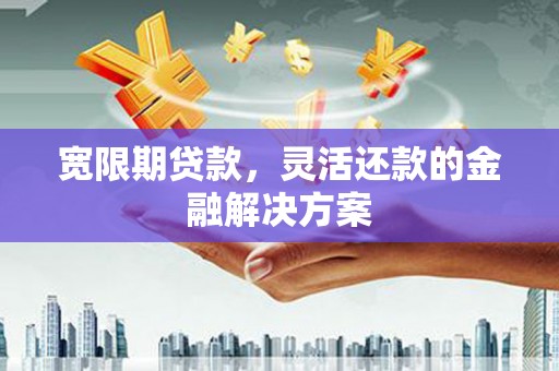 龙口宽限期贷款，灵活还款的金融解决方案