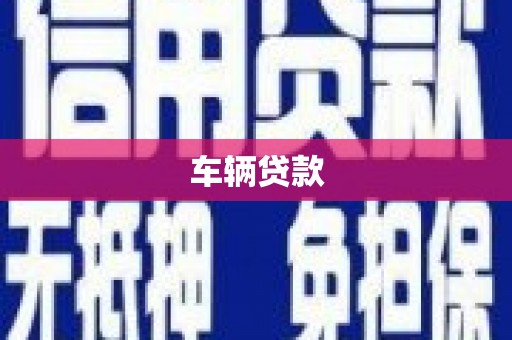 龙口车辆贷款
