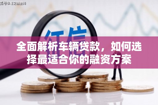 龙口全面解析车辆贷款，如何选择最适合你的融资方案