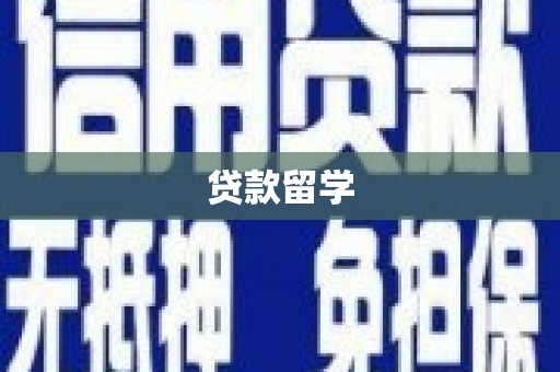 龙口贷款留学